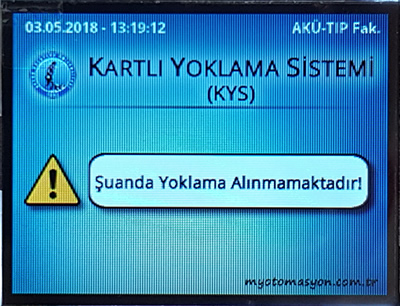 Kartli Yoklama Sistemi (RFID)